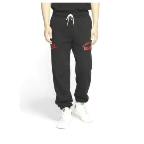 Nike Stranger Things Fleece Sweat Pants Black White CQ3656 010 Size Large