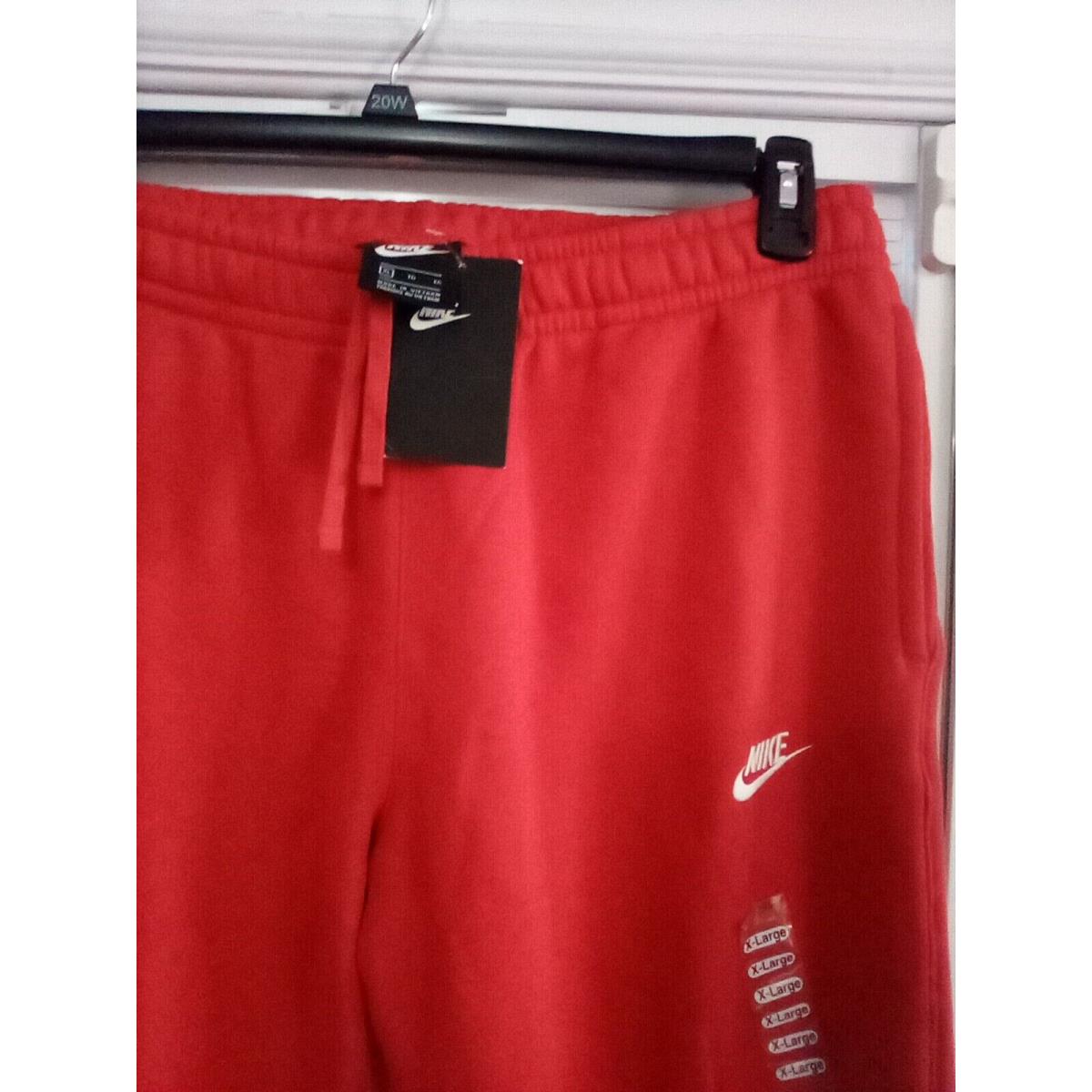 Nike Size XL Red Sportswear Joggers