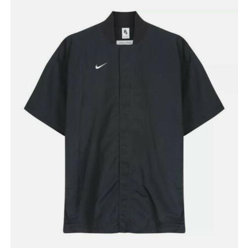 Nike x Fear Of God Nba Warm Up Jacket Top Black Mens Size XL CU4686 010