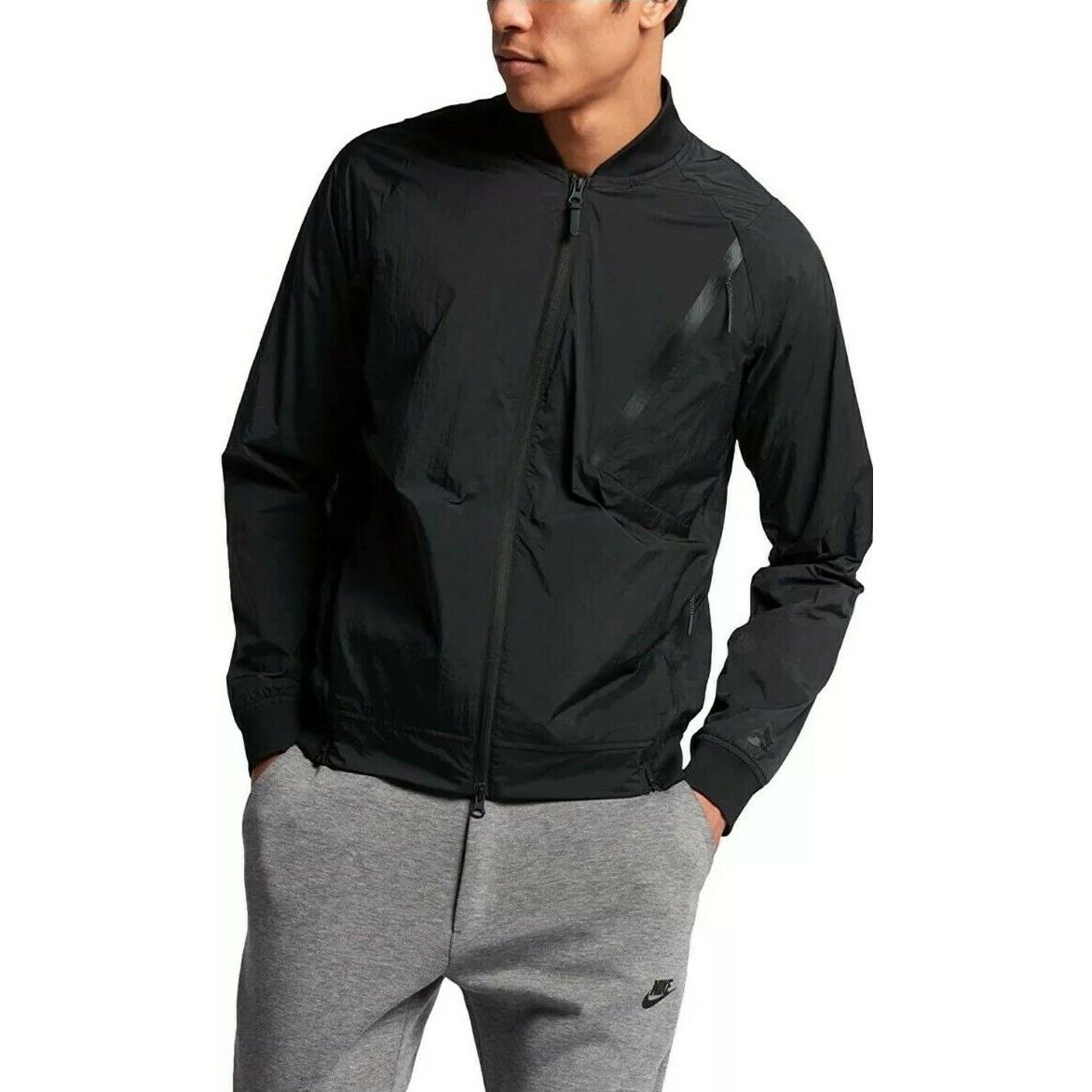 Mens Nike Tech Pack Hypermesh Varsity Jacket Black Size Large 832190 010 SporTipTop