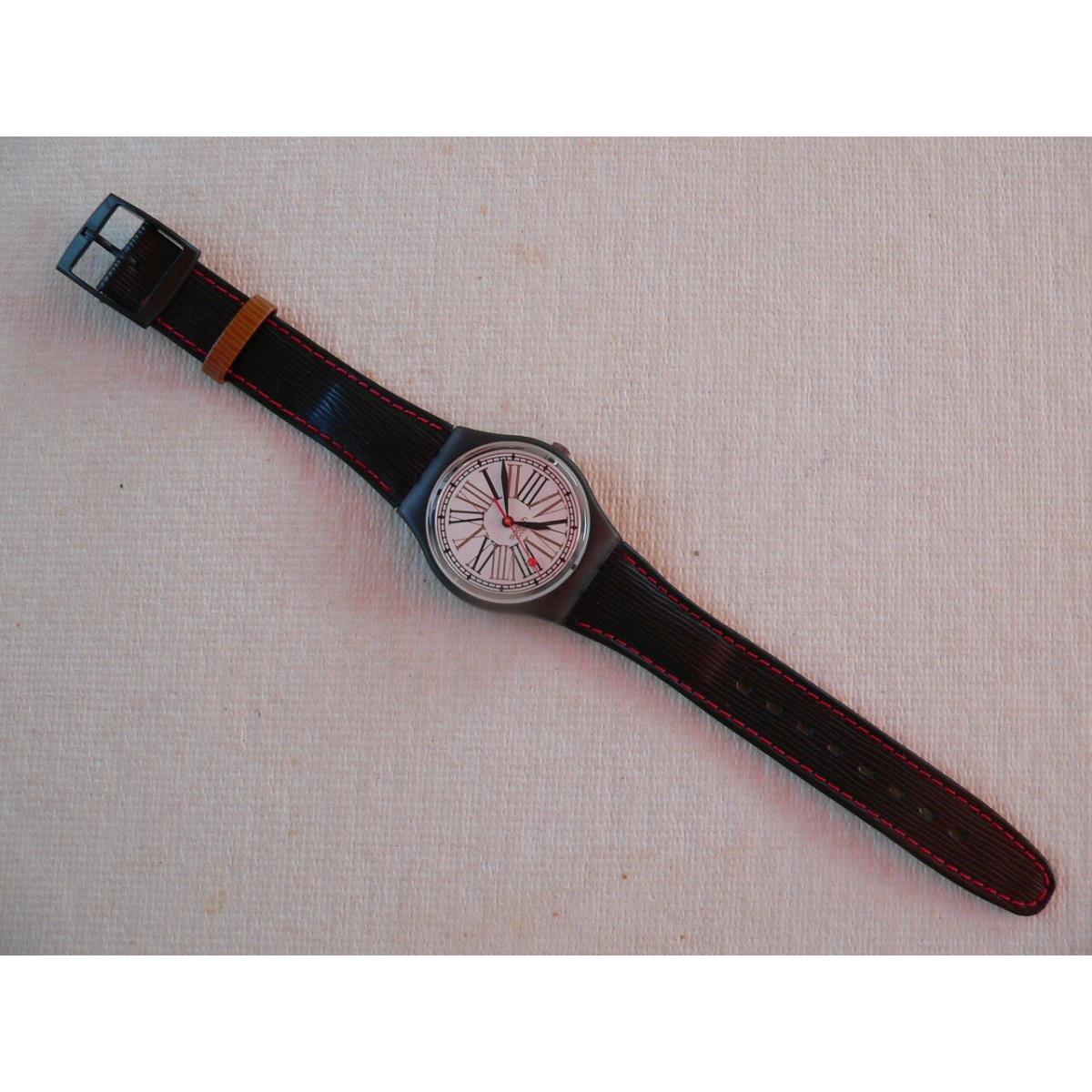 Swatch watch  - Multi-Color Dial, Black Band 0