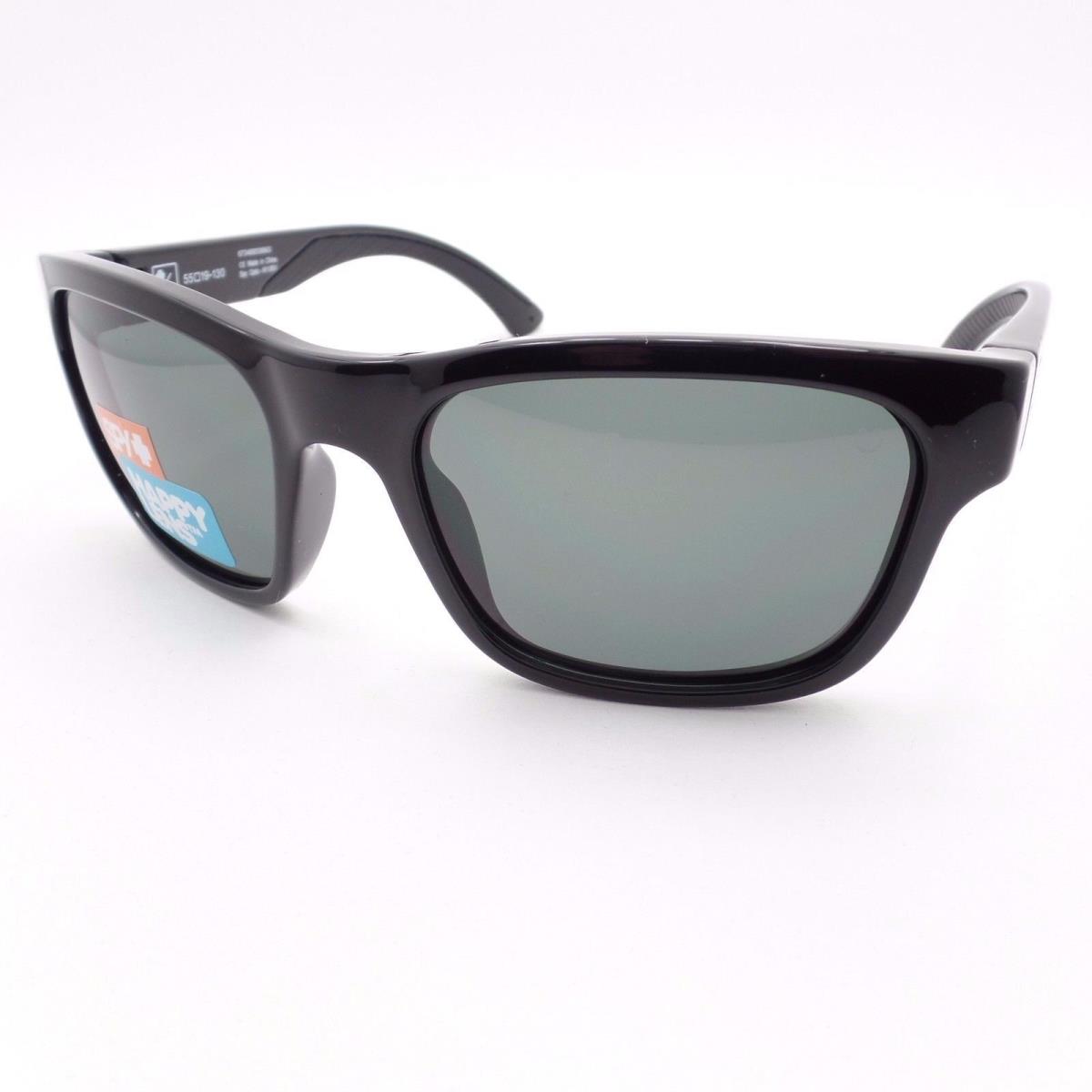 Spy Optics Hunt Shiny Black Happy Gray Green Sunglasses