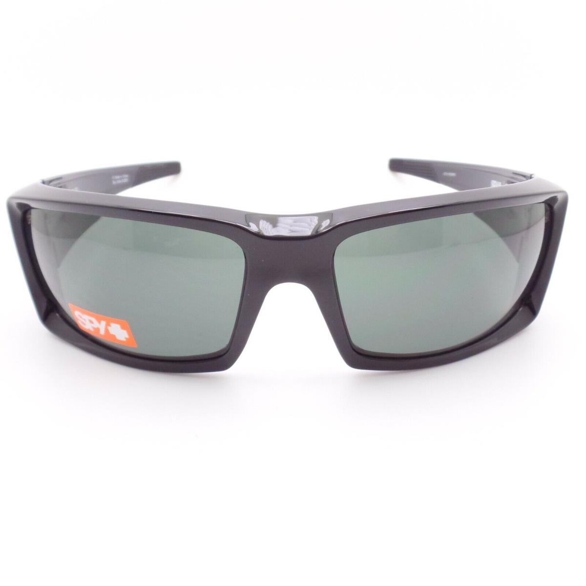 SPY Optics sunglasses General - Shiny Black Frame, Gray Green Lens 0
