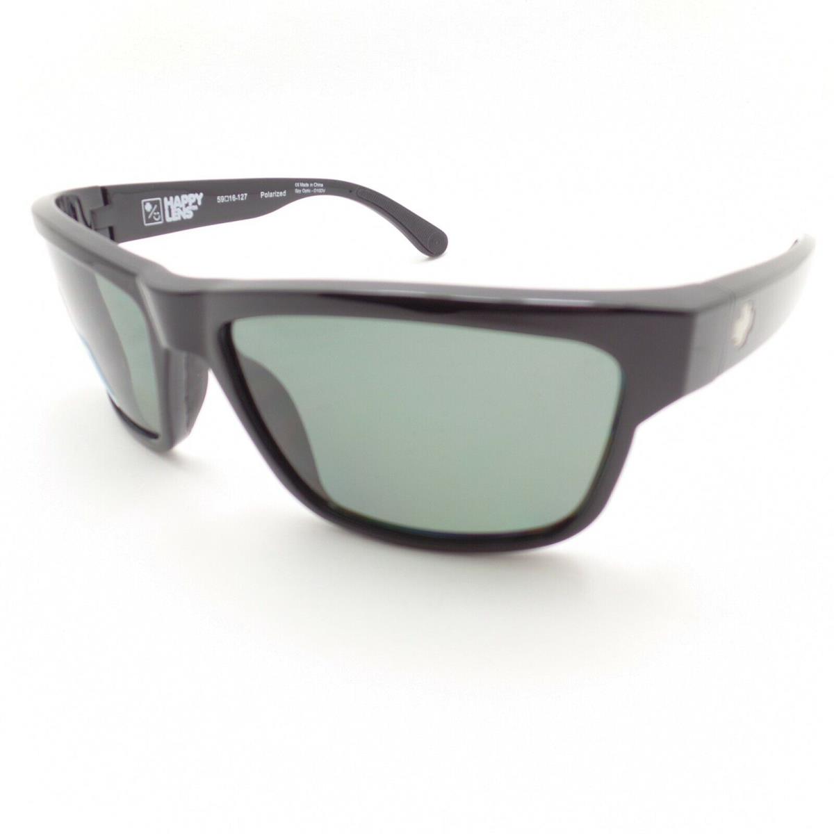 Spy Optics Frazier Shiny Black Grey Green Polarized Sunglasses