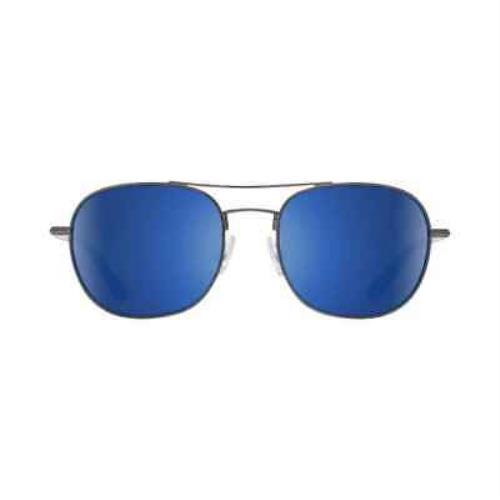 Spy Optics Pemberton Sunglasses Gunmetal HD Plus / Gray Green with Dark Blue