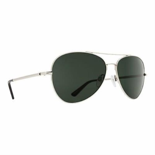 Spy Optics Whistler Sunglasses Silver / Happy Gray Green 648478772793