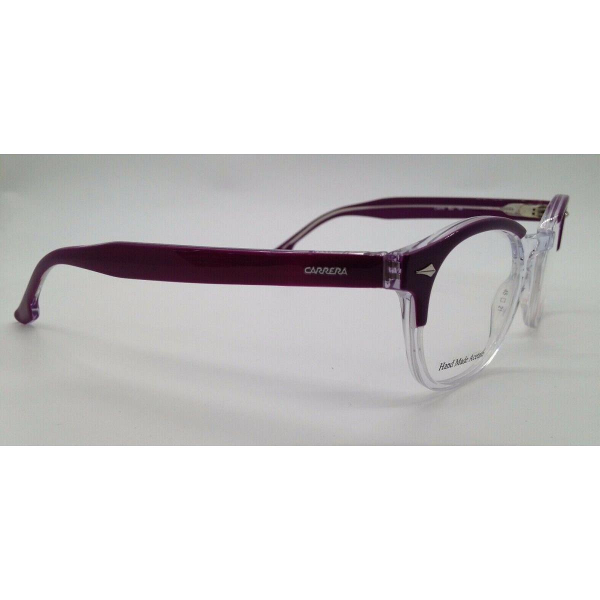 Carrera CA 6191 Purple Clear 8DJ Round Plastic Eyeglasses Frame 45-21-140 RX