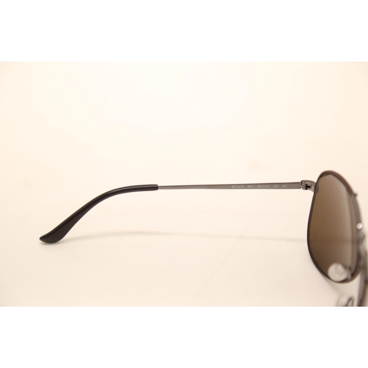 Salvatore Ferragamo sunglasses  - Shiny Gunmetal Frame, Cocoa Lens 4