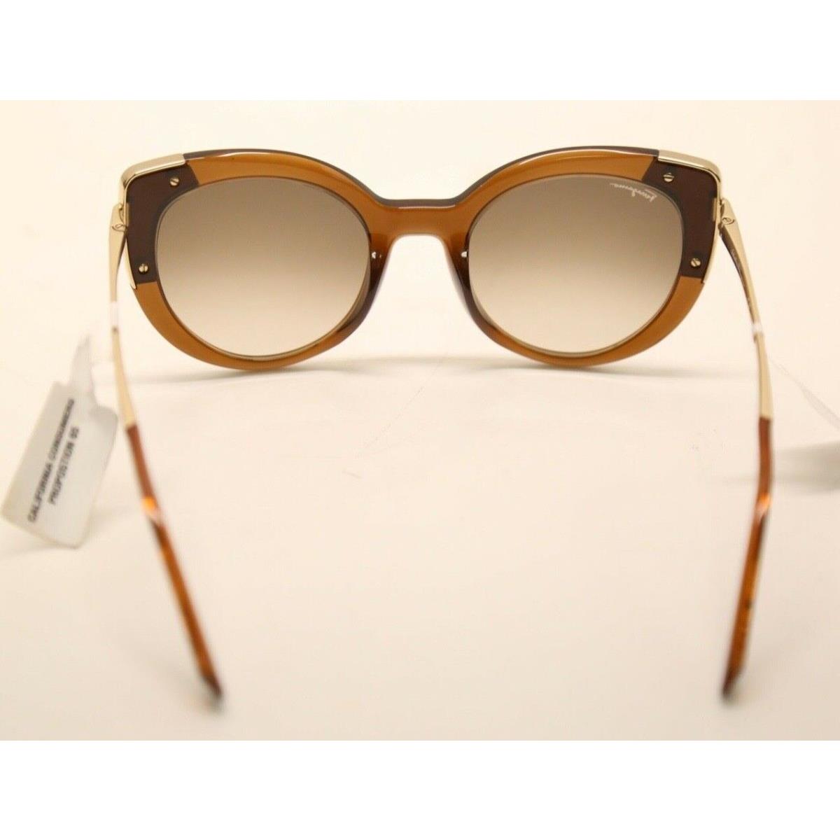 Salvatore Ferragamo sunglasses  - Crystal Brown Frame, Brown Lens 2