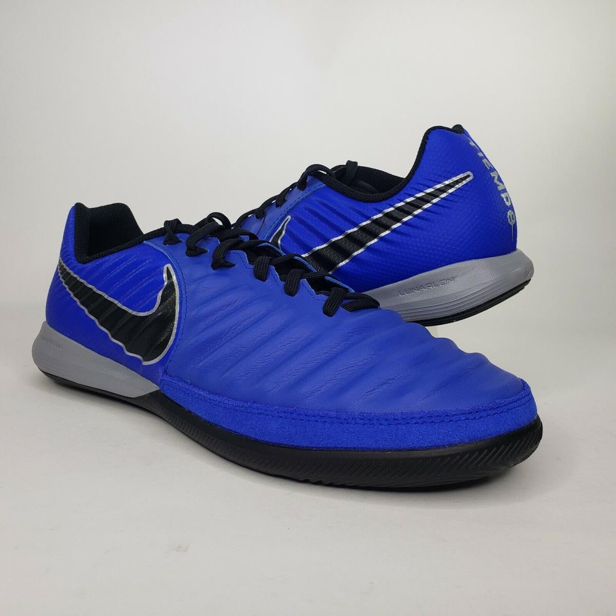 Nike Mens Tiempo Lunar Legend 7 Pro IC Racer Blue Soccer Shoes Size 7 AH7246-400
