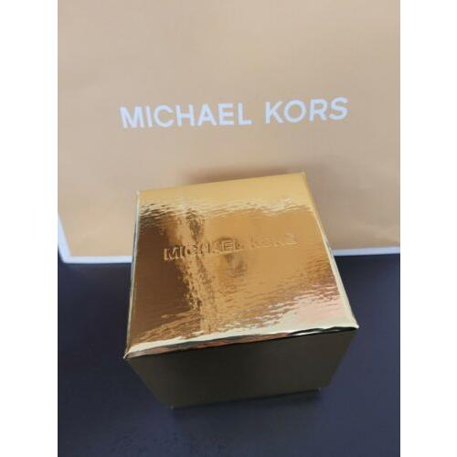 Michael Kors watch Camille - Silver Dial, Rose Gold Band, Rose Gold Bezel