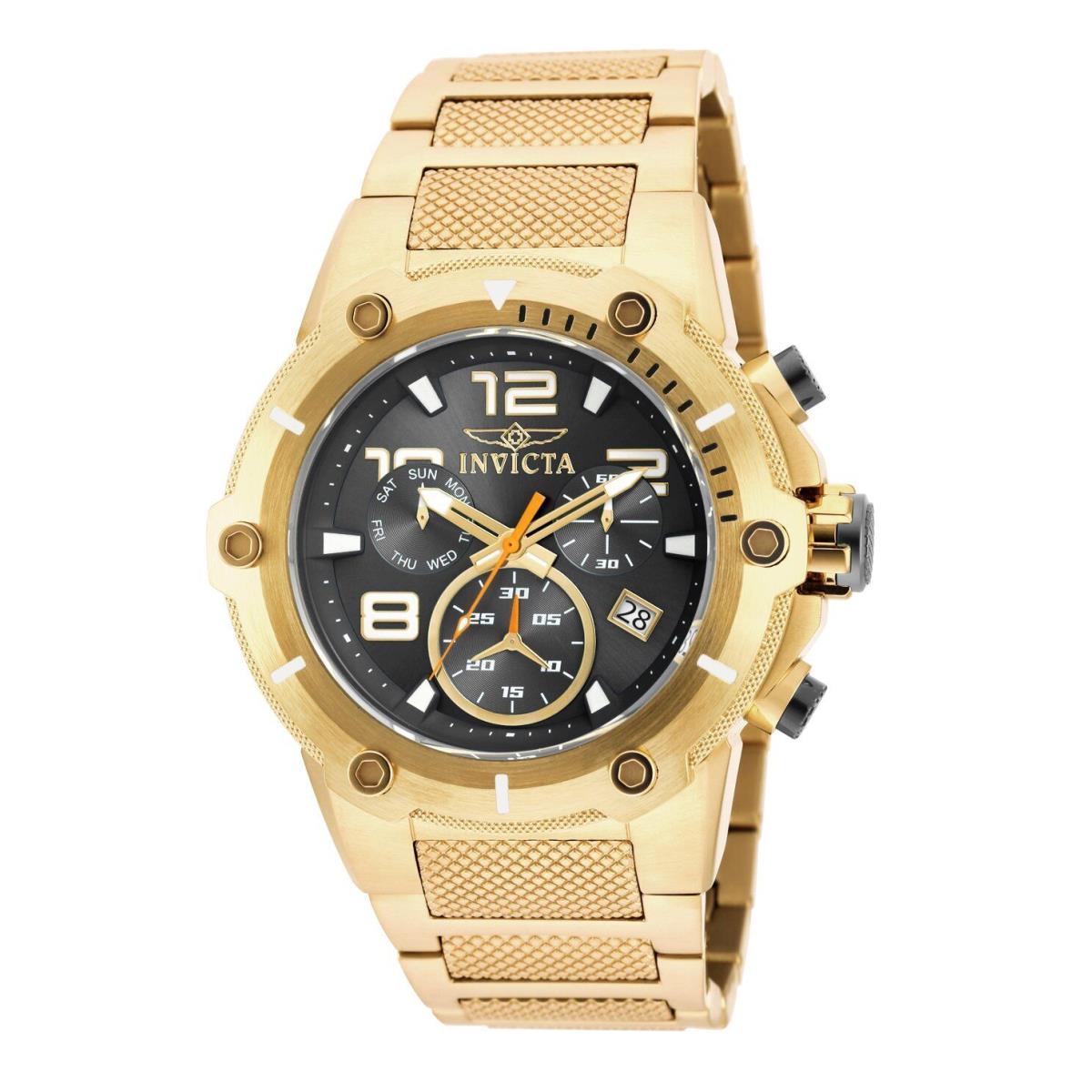 Invicta Men`s Speedway Quartz Watch Gold 19530