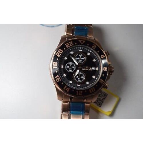 Invicta watch  - Black Dial, Rose Gold Band 7
