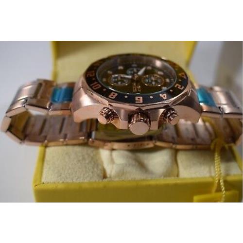 Invicta watch  - Black Dial, Rose Gold Band 3