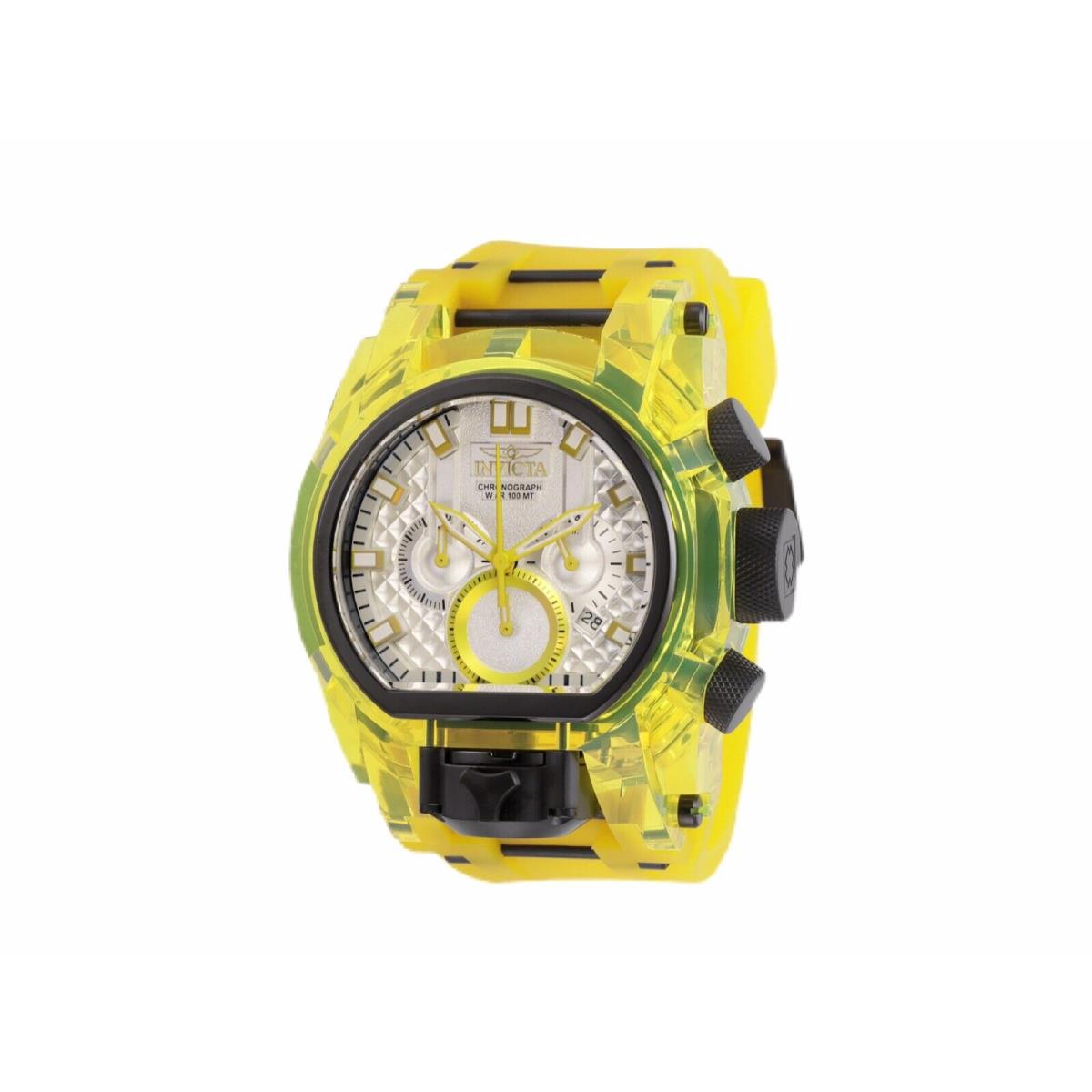 Invicta Bolt Bolt Zeus Magnum Anatomic Men`s Watch - 52mm Black Yellow 29997