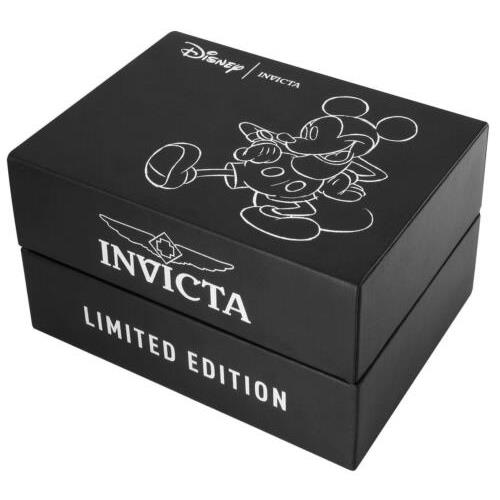Invicta watch Disney - White Dial, Silver Band, Silver Bezel