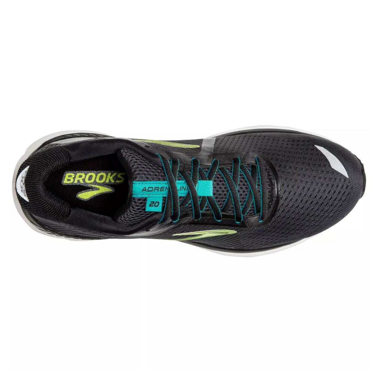 Brooks shoes Adrenaline GTS - Black/Lime/Blue 3