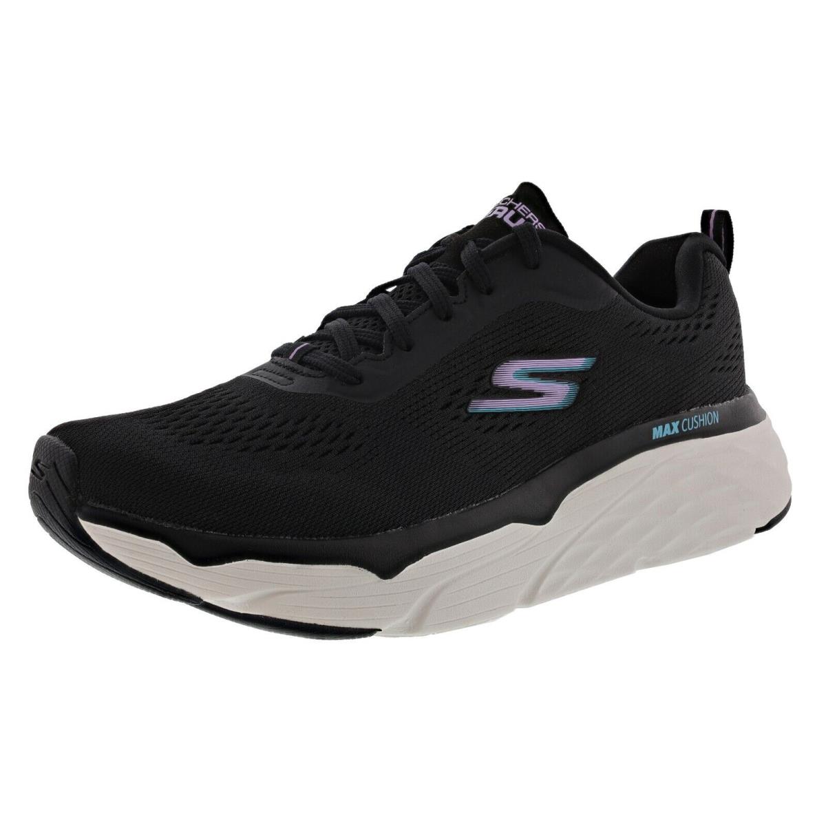 Skechers Women`s Max Cushioning Elite-destination Point 128262 Running Shoes Black/White