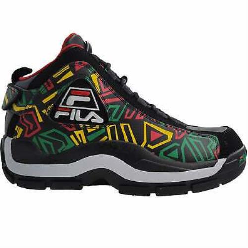 Fila Men`s Grant Hill 2 Black Athletic Basketball Shoes 1BM01260-041 - Black