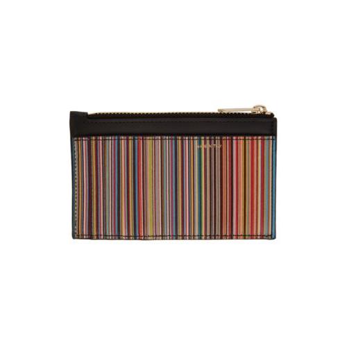 Last One Paul Smith Multistripe Zip Wallet Made in Italy. Yours For