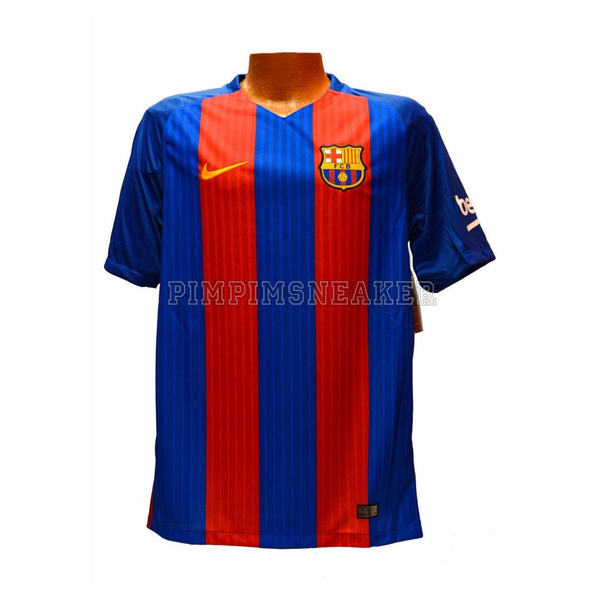 Men`s Nike Barcelona Soccer Jersey 776850 481