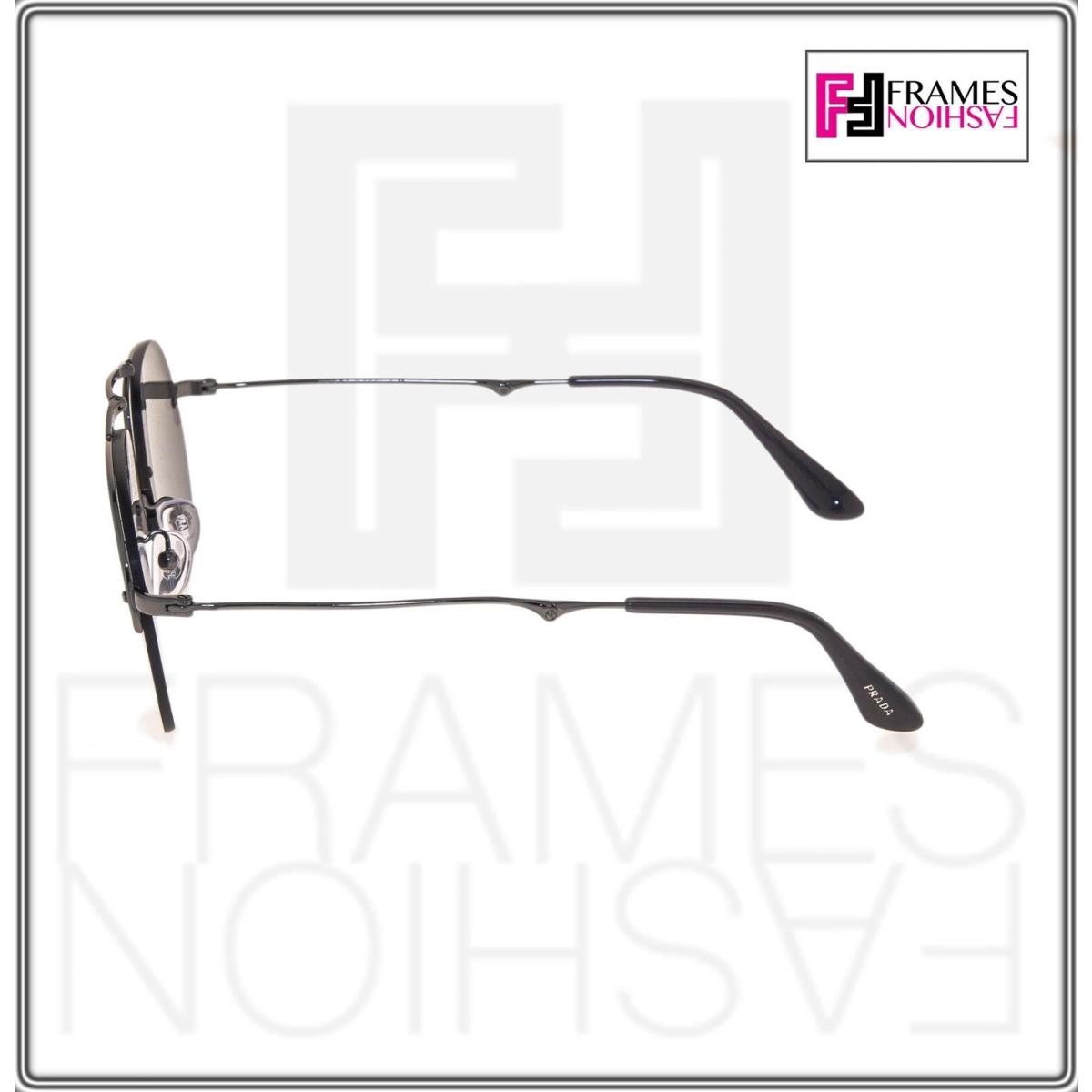 Prada sunglasses  - 5AV-205 , Gunmetal Frame, Silver Lens 0