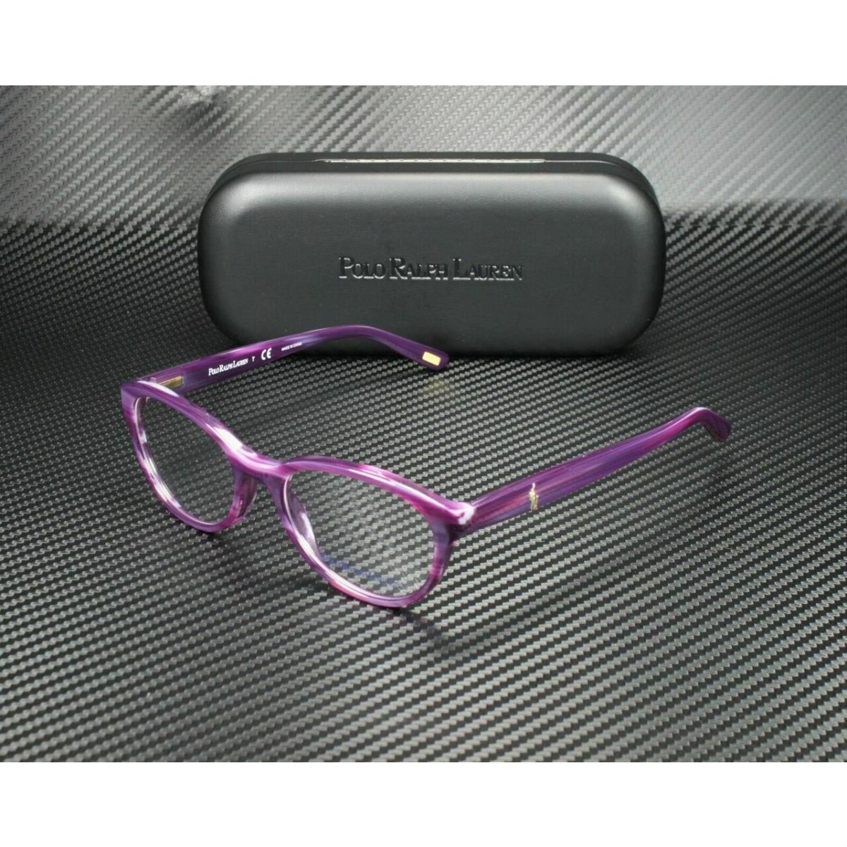 Ralph Lauren Polo Prep PP8526 1592 Purple Horn Demo Lens 47 mm Women`s Eyeglasse