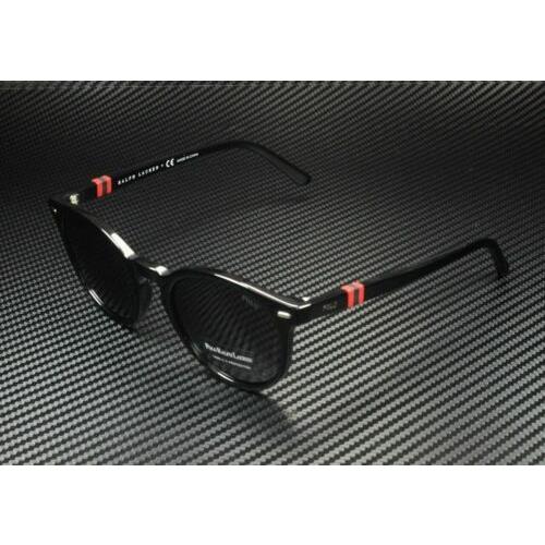 Ralph Lauren Polo PH4151 500187 Black Dark Grey 50 mm Men`s Sunglasses
