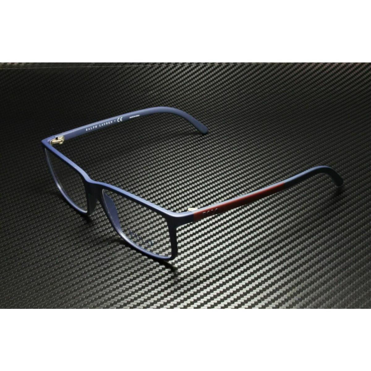 Ralph Lauren Polo PH2126 5506 Matte Blue Demo Lens 55 mm Men`s Eyeglasses