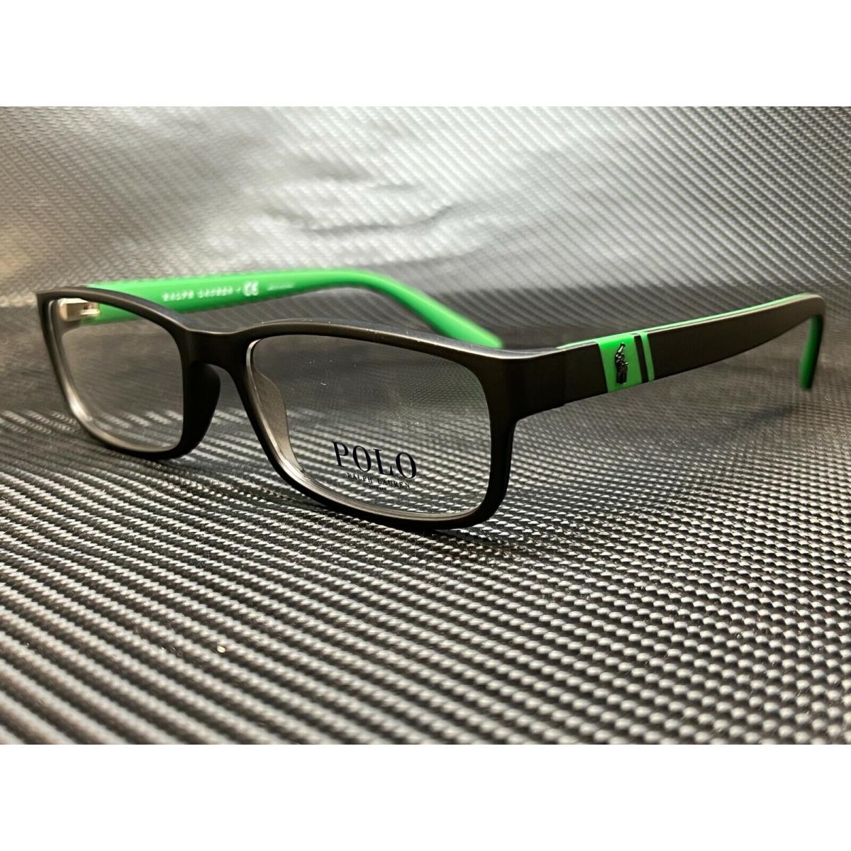 Ralph Lauren Polo PH2154 5899 Matte Black Demo Lens 54 mm Men`s Eyeglasses