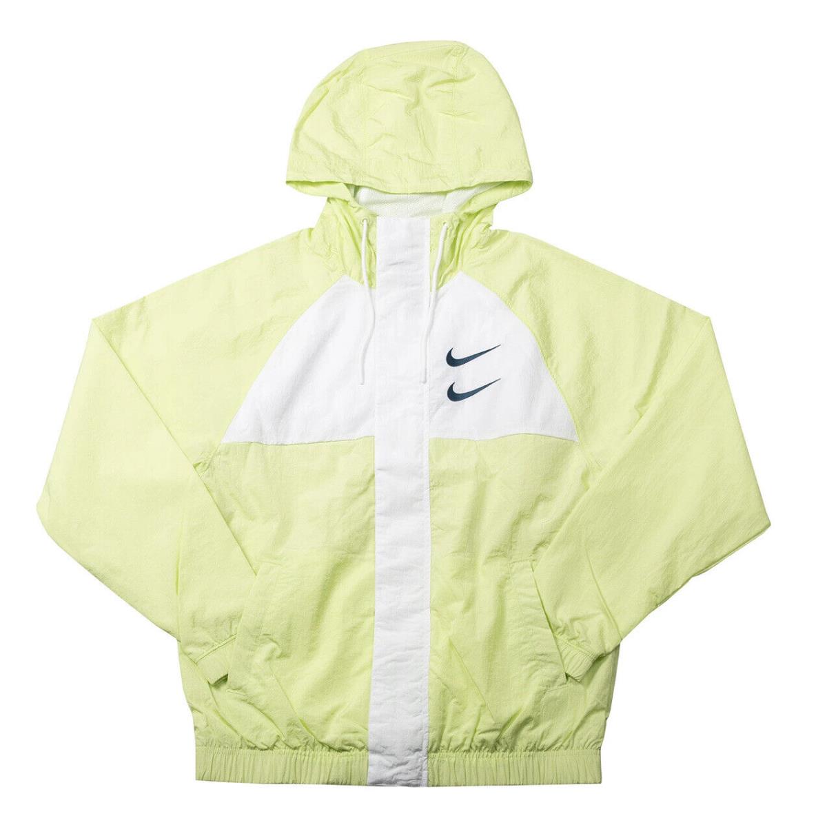 Nike Sportswear Nsw Swoosh Full-zip Jacket Barely Volt CJ4888-701 Sz Large