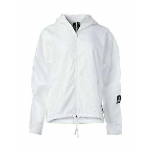 Adidas Womens W.n.d. Jacket Primeblue White X-small