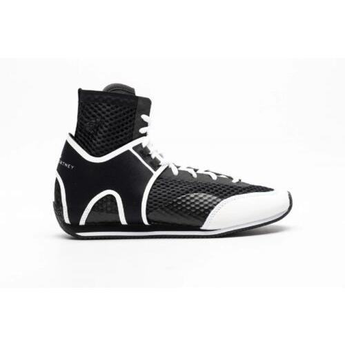 Adidas Stella Mccartney Boxing Shoes Women s Size 10.5 Black/white EG1060