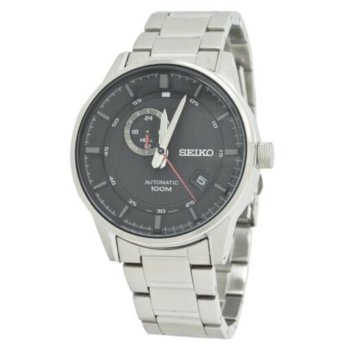 Seiko Automatic SSA381 Black Dial Stainless Steel Men`s Watch