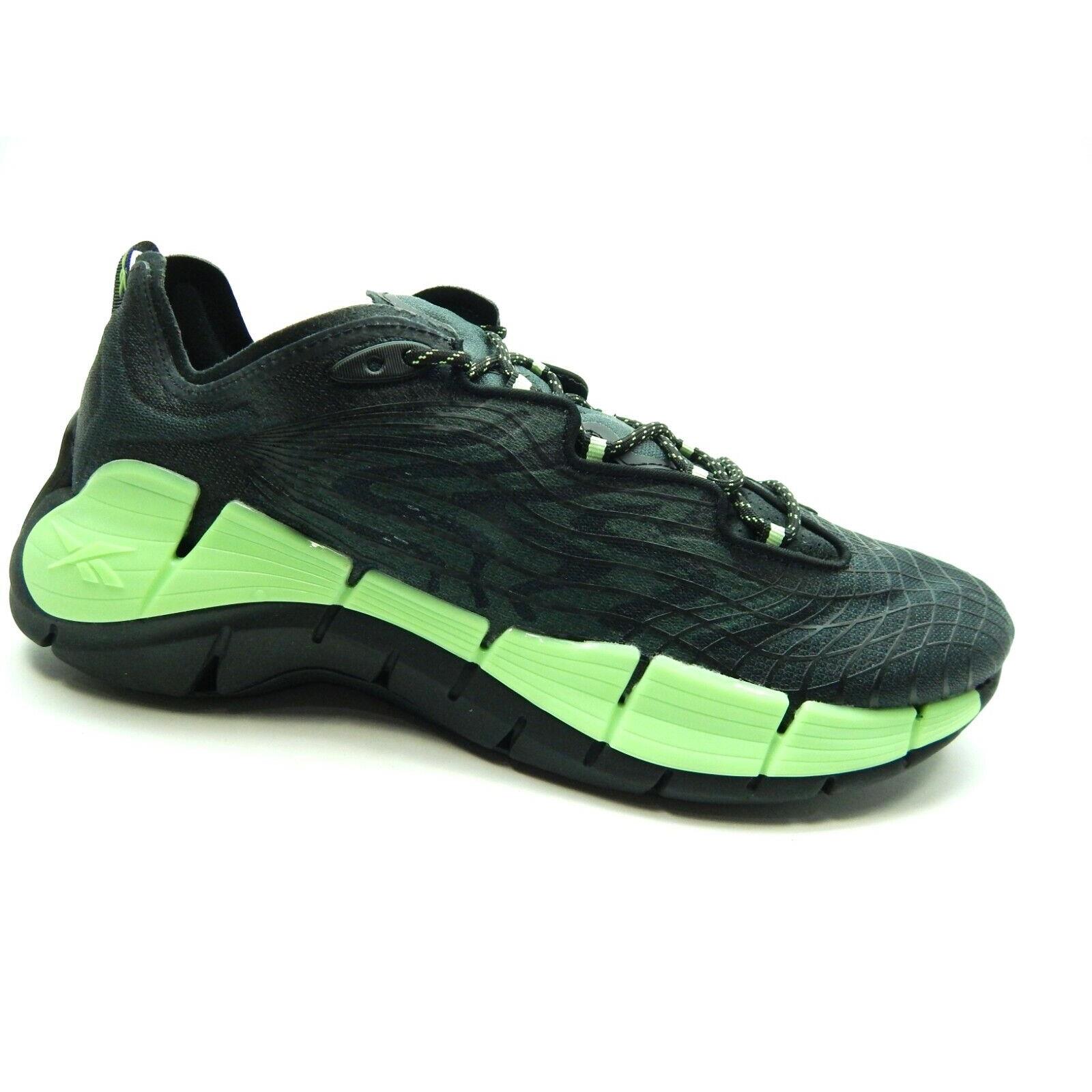 Reebok Zig Kinetica II G58281 Black Neon Mint Running Men Shoes