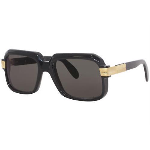 Cazal Legends 607 Sunglasses Black-gold/clear-photochromatic Transition Grey