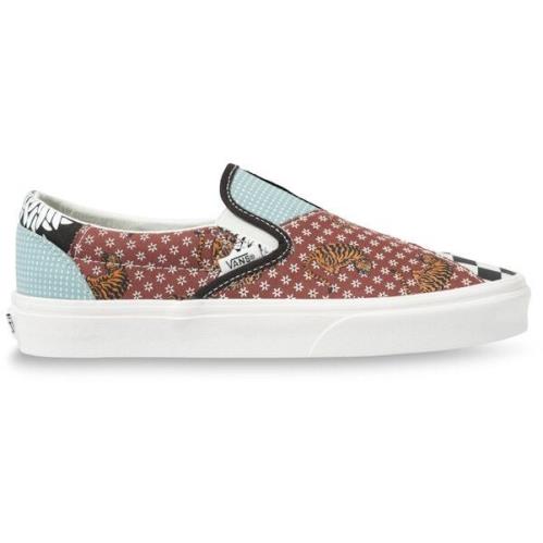 Vans Slip-on Tiger Patchwork Sz 9