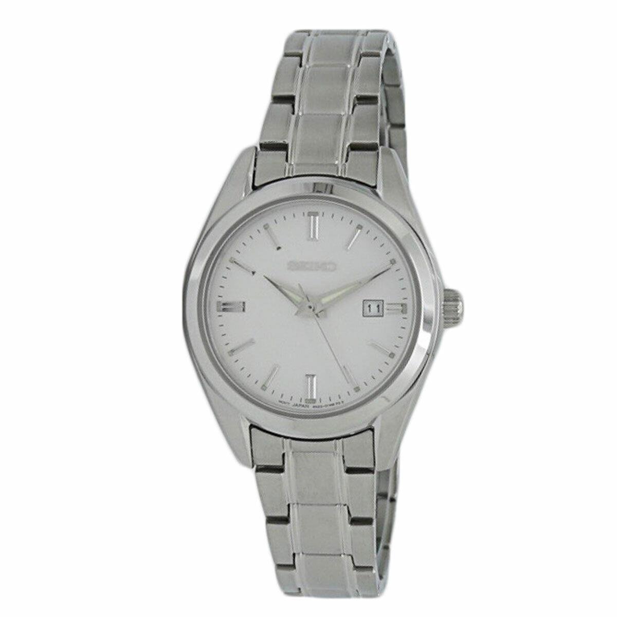 Seiko Essentials Silver Dial Stainless Steel Men`s Watch SUR633