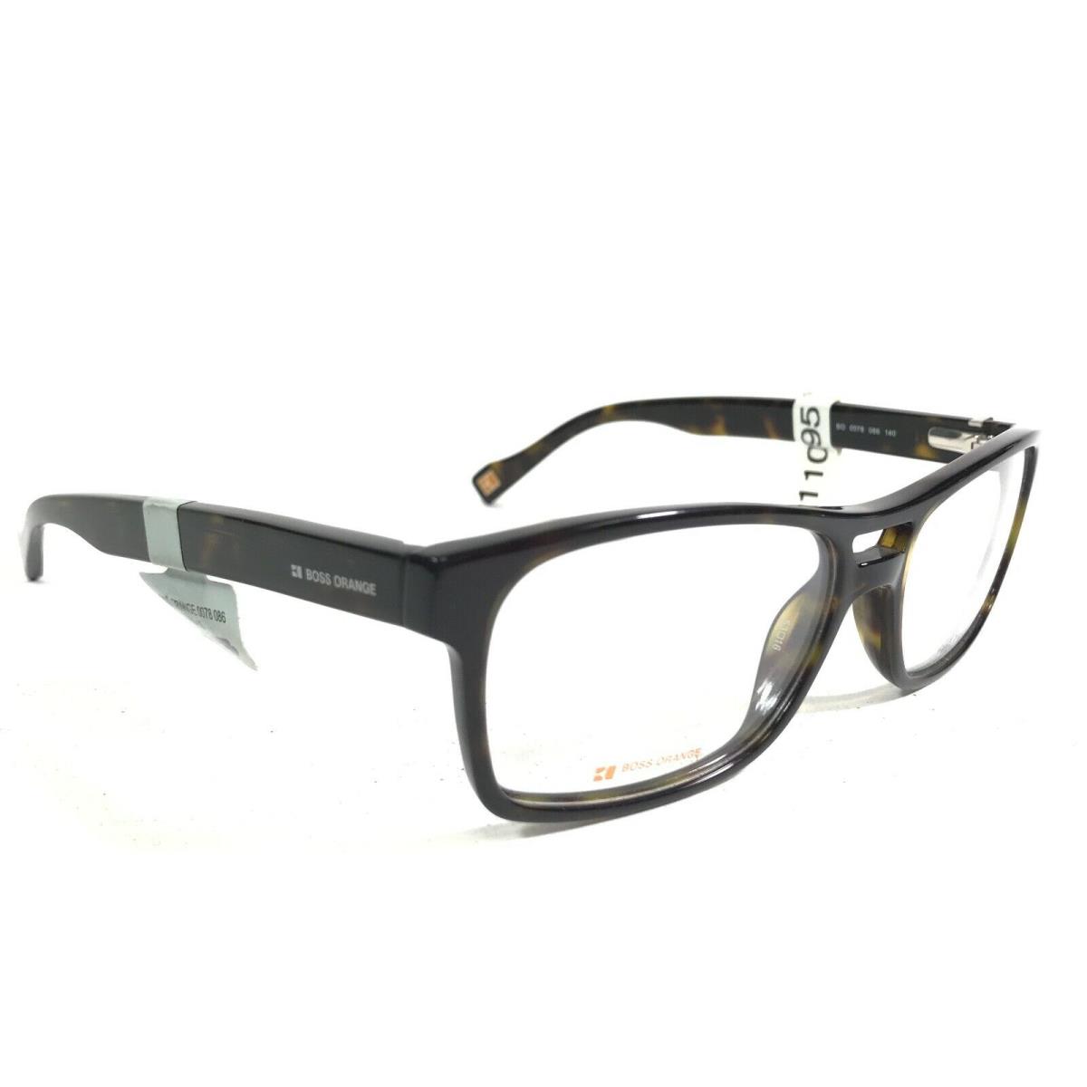 Boss Orange BO0078 086 Eyeglasses Frames Tortoise Rectangular Full Rim 53-16-140