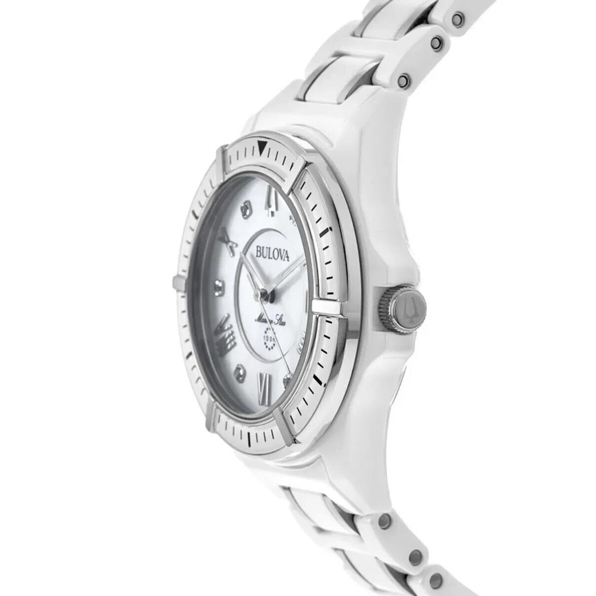 Bulova Marine Star 98P172 37mm White Women`s Watch