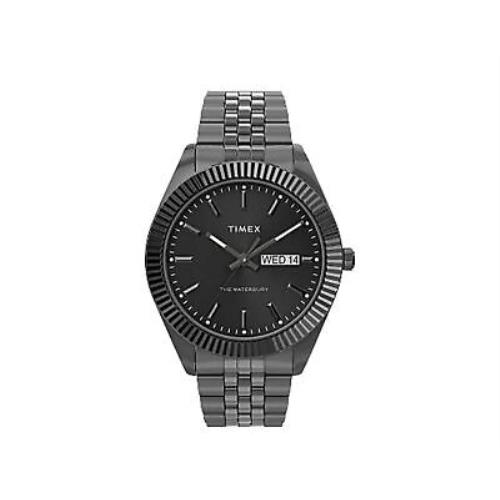 Timex Waterbury Legacy 41mm Stainless Steel Bracelet Black Watch TW2V17700VQ - Black