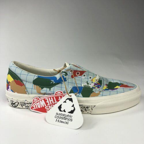 Vans Era Shoe Save Our Planet 9 Mens World Map Off The Wall Low VN0A4BV4T2V