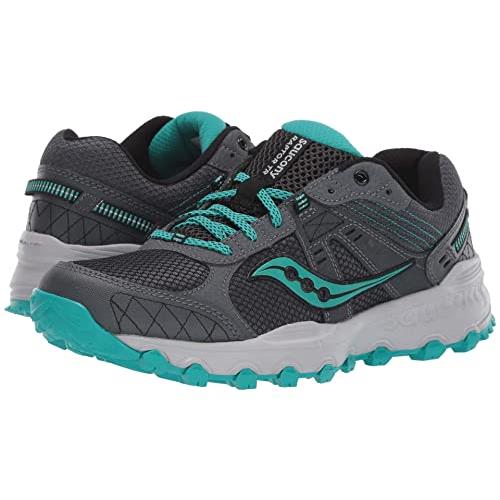Saucony Grid Raptor TR 2 Running Shoes Charcoal/Teal