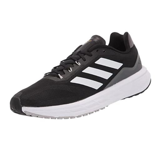 Adidas Men`s SL20.2 Q46188 Trail Running Shoe 12.5 13 Size Black/White/Grey