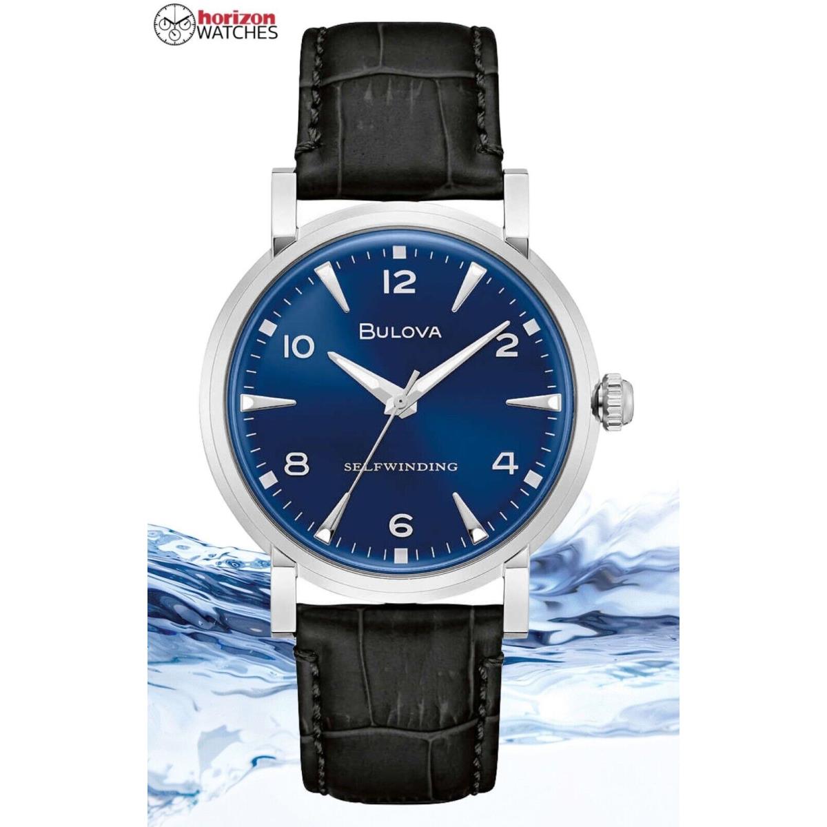 Bulova - Classic Collection Stainless Leather Men`s Automatic Watch - 96A242