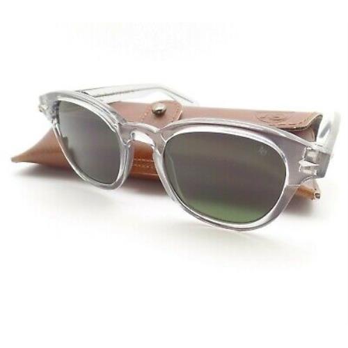 AO American Optical Times Grey Crystal Green Nylon Sunglasses