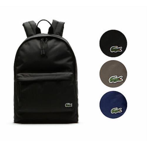 Lacoste Men`s Premium Polyester Neocroc Adjustable Bag Backpack NH1595NE