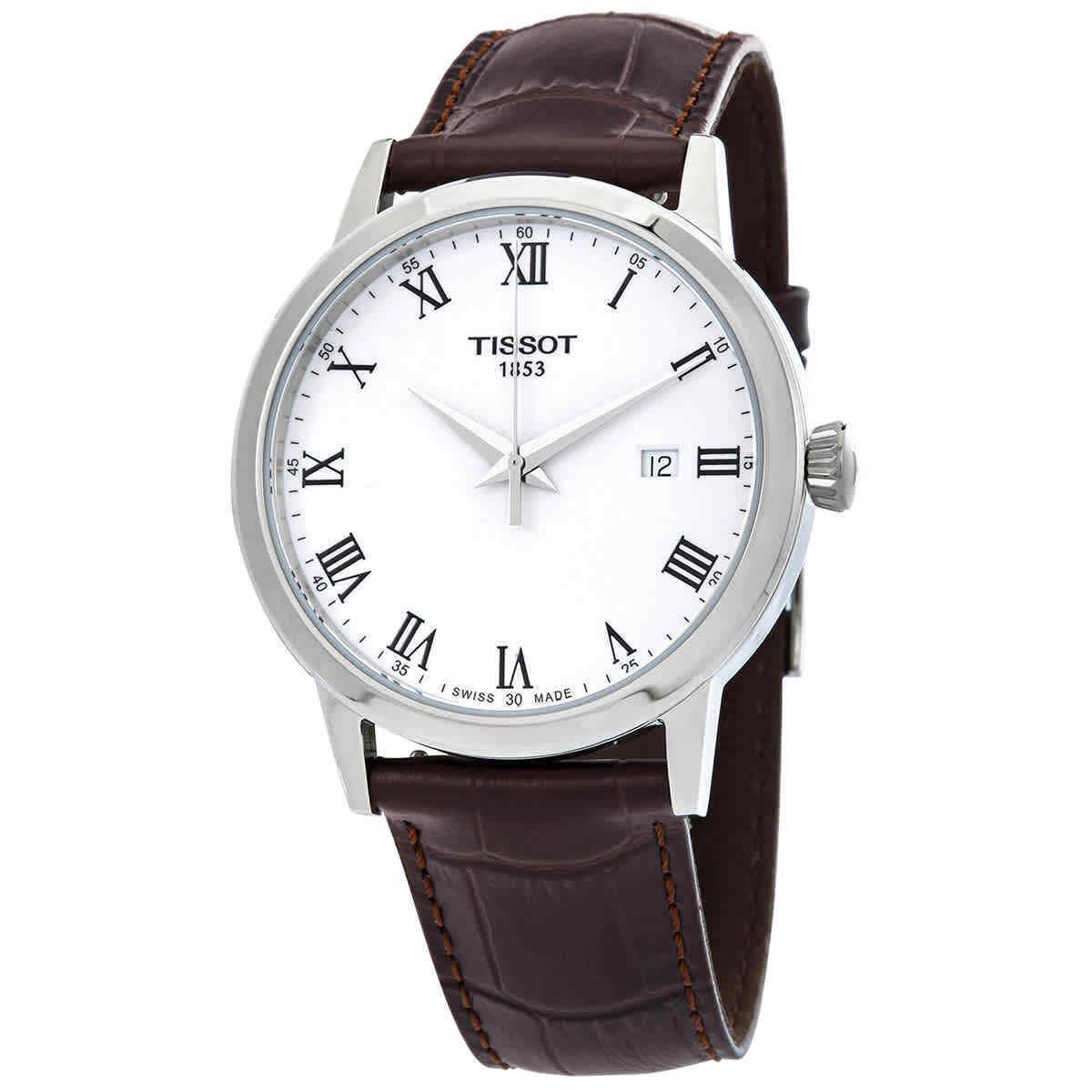 Tissot T-classic Quartz White Dial Men`s Watch T129.410.16.013.00