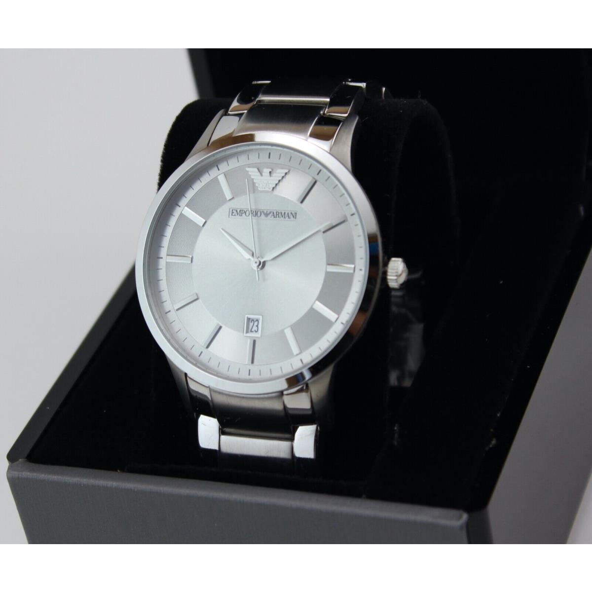 Emporio Armani Dress Classic Lambada Silver Men`s AR11189 Watch