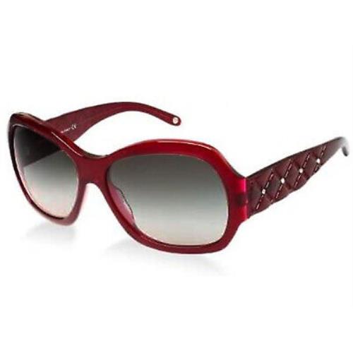 Versace VE4154B Dark Red Trans/grey Grad Sunglasses 60-15-135 VE4154B-815-11